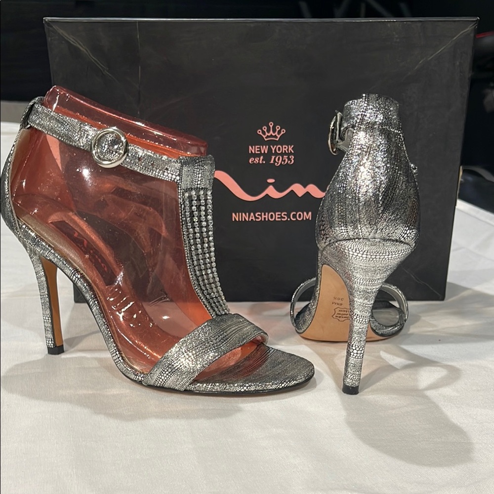 Nina Silver Heeled Elegance